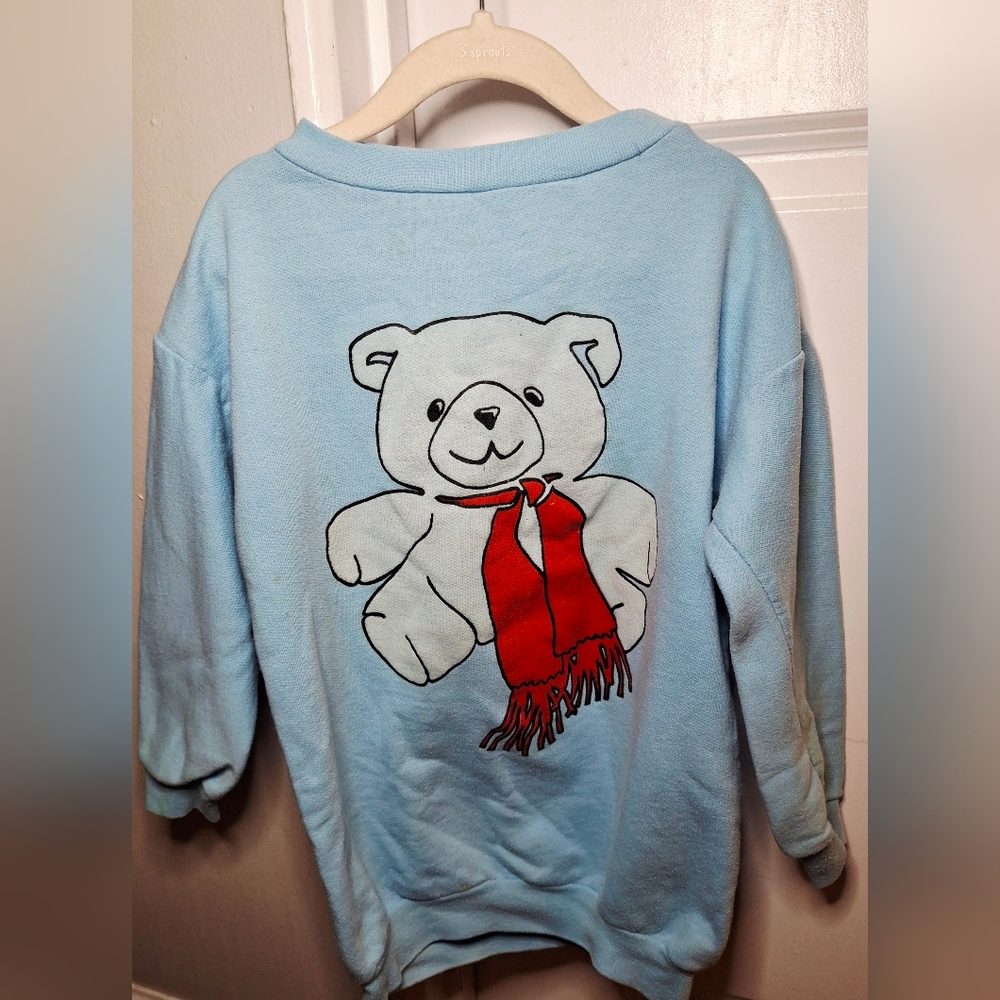 Vintage 80s 🐻❤️Teddy Bear Sweatshirt (L)